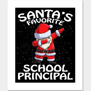 Santas Favorite School Principal Christmas Posters and Art